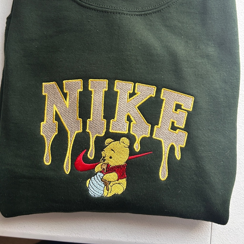 Winnie the Pooh Embroidered Crewneck Sweatshirt